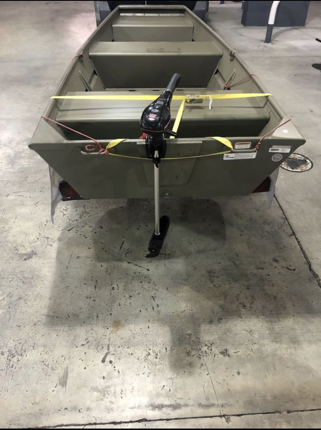 10 ft Jon Boat with Trailer, Title, Registration, Original Receipts