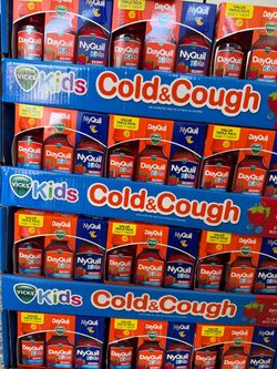 CLEARANCE $3 a pack of Vicks Nyquil/Dayquil, Kid's Liquid Combo, 24 Fluid Ounces kids cold medicine