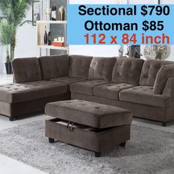 🌟Free Delivery—Brand New Sofa, Couch, Sectional 