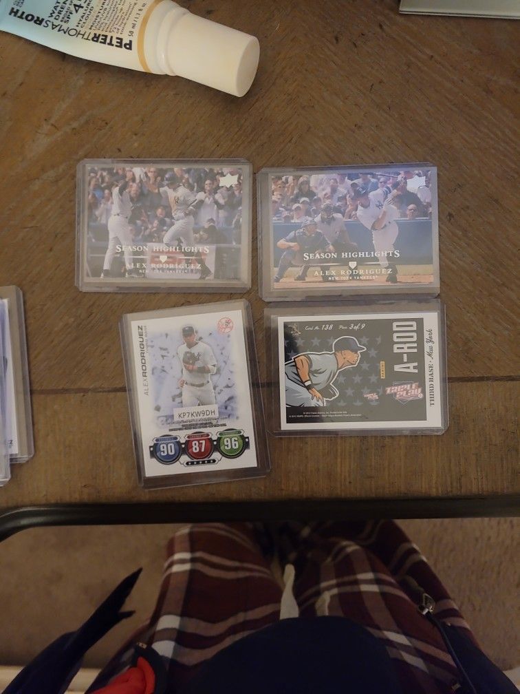 Alex Rodriquez 8 Card Lot