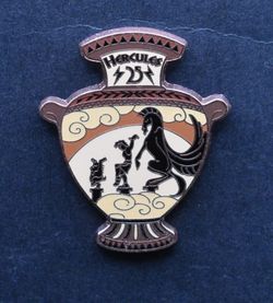 Disney Hercules Pegasus and Phil Vase 25th Anniversary Mystery Pin (C3)