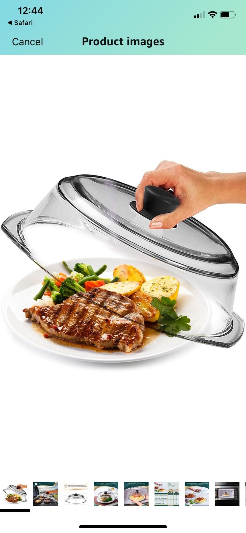 Glass Microwave Cover