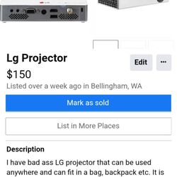 Lg LED Projector 