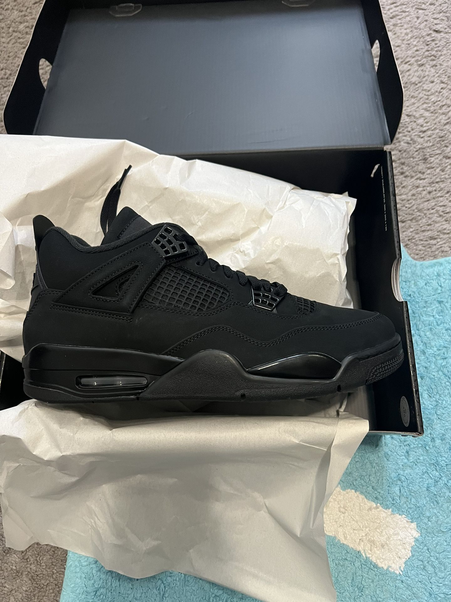 Jordan 4 black cat size 12