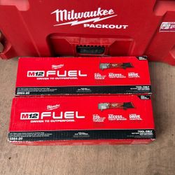 Milwaukee Fuel M12 (3/8 Right Angle Impact Wrench W/friction Ring (NEW) 