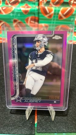 Brandon Aubrey pink refractor 230/250