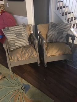 Heavy duty rocking chairs