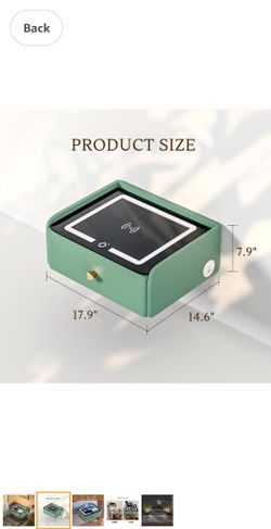 2 Floating Side Table Wireless Charging Station