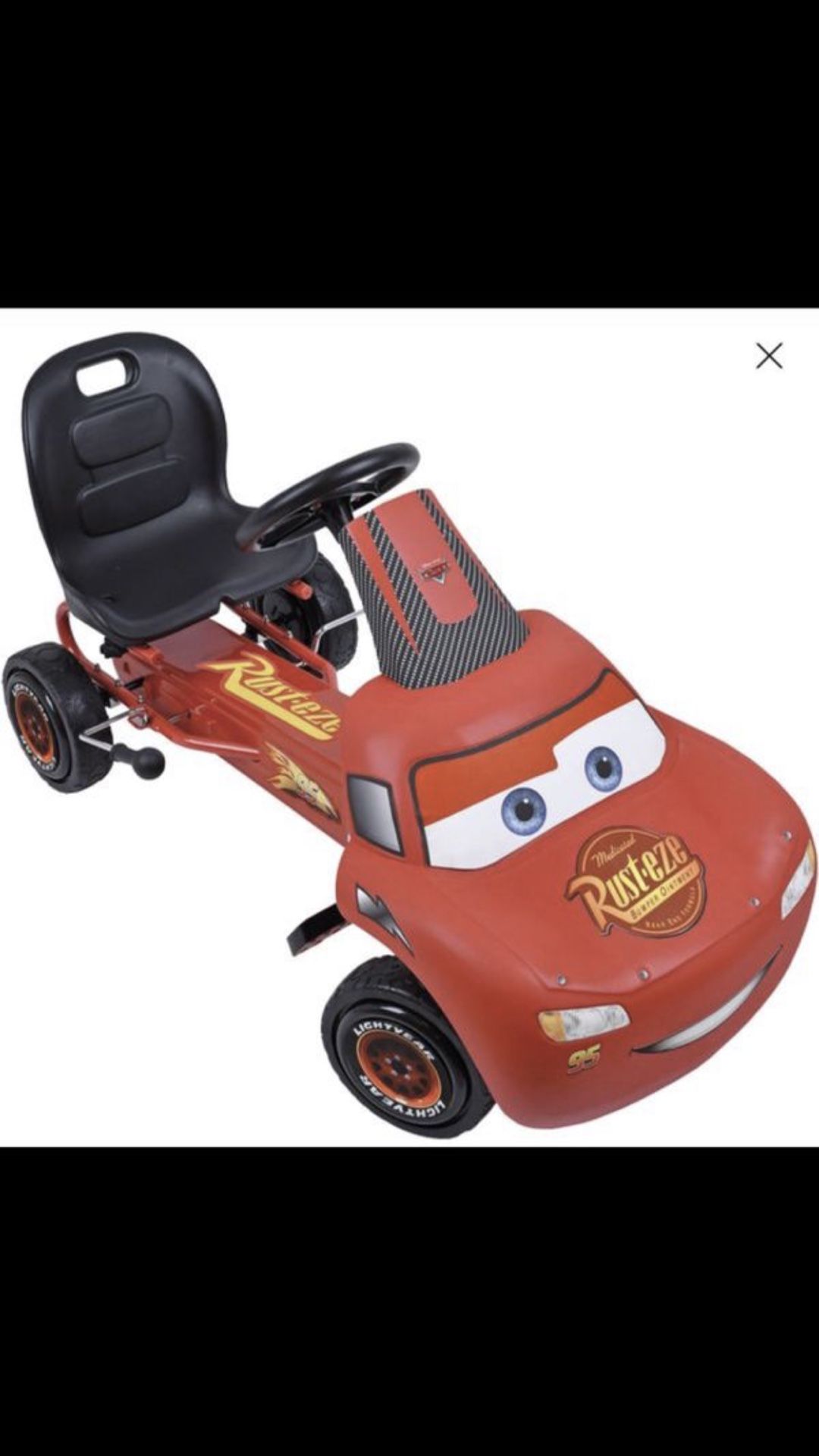 Disney Lightning McQueen Pedal Go Kart Brand New