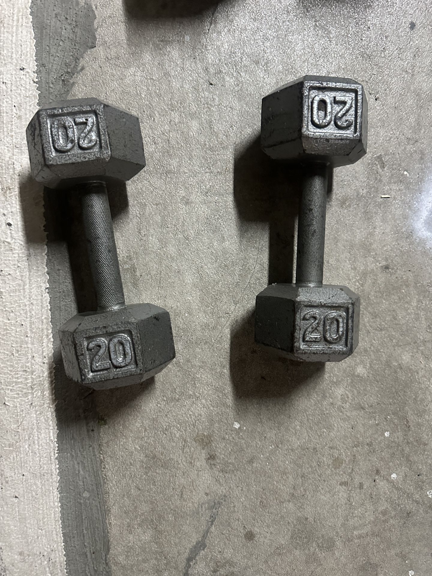 Dumbbells Cast Iron 20lbs