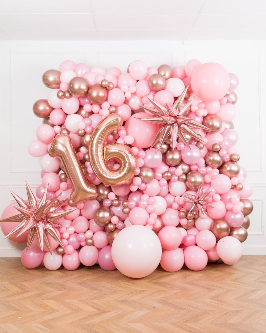 Birthday Balloon Wall Backdrop