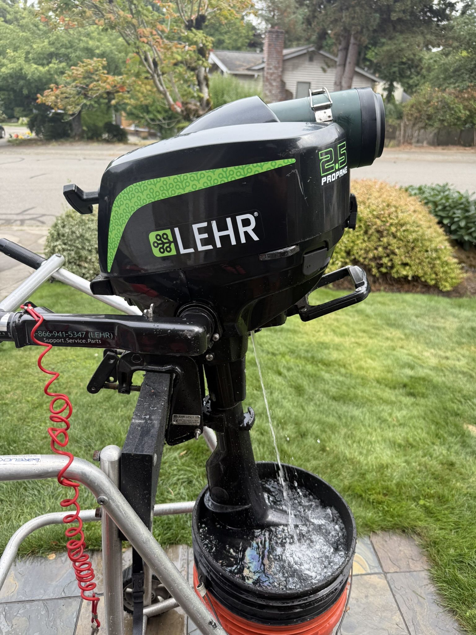 2.5HP Lehr Propane Motor 4stroke Short Shaft