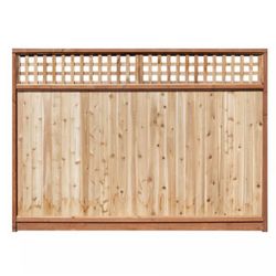 Cedar Fence Panels 