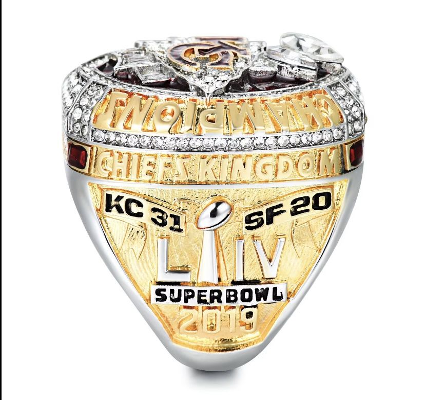 2019 KC Chiefs Championship Replica Ring