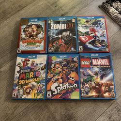 Wii U Games Lot - Used, Untested