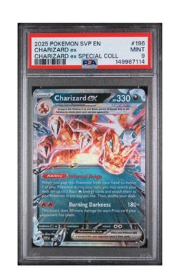 Charizard promo #196 PSA 9