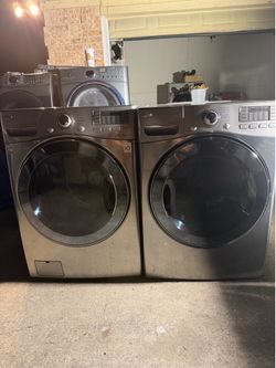 Lg front load washing set
