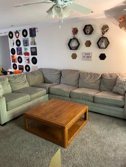 Couch and coffee table