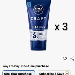 3 PACK NIVEA MEN'S STYLING GEL