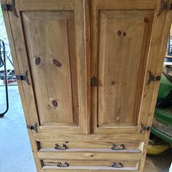 Solid Wood Armoire / Dresser  