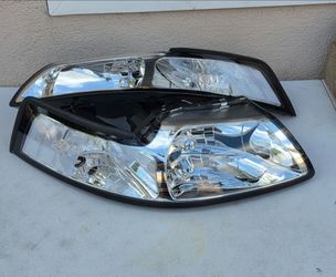 99-04 Ford Mustang Headlights Luces Micas Calaveras Faros Faroles Focos Headlamps