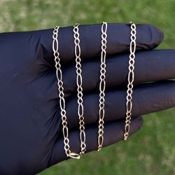 Yellow Gold 14k Figaro Chain 