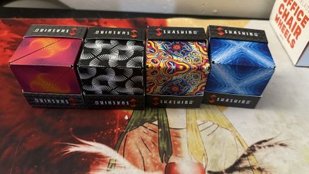 SHASHIBO Shape Shifting Box - STEM Magnetic Fidget Cube that Transforms Into Over 70 Shapes, 