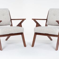 Mid-century Modern Arm Chairs – Set of 2