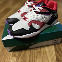 Puma Trinomic XS-850 - Men’s Size 9.5 - White/Red/Purple Glimmer