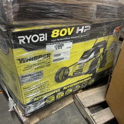 Ryobi 80v HP 30 In Twin Blade Mower With Battery And Charger 
