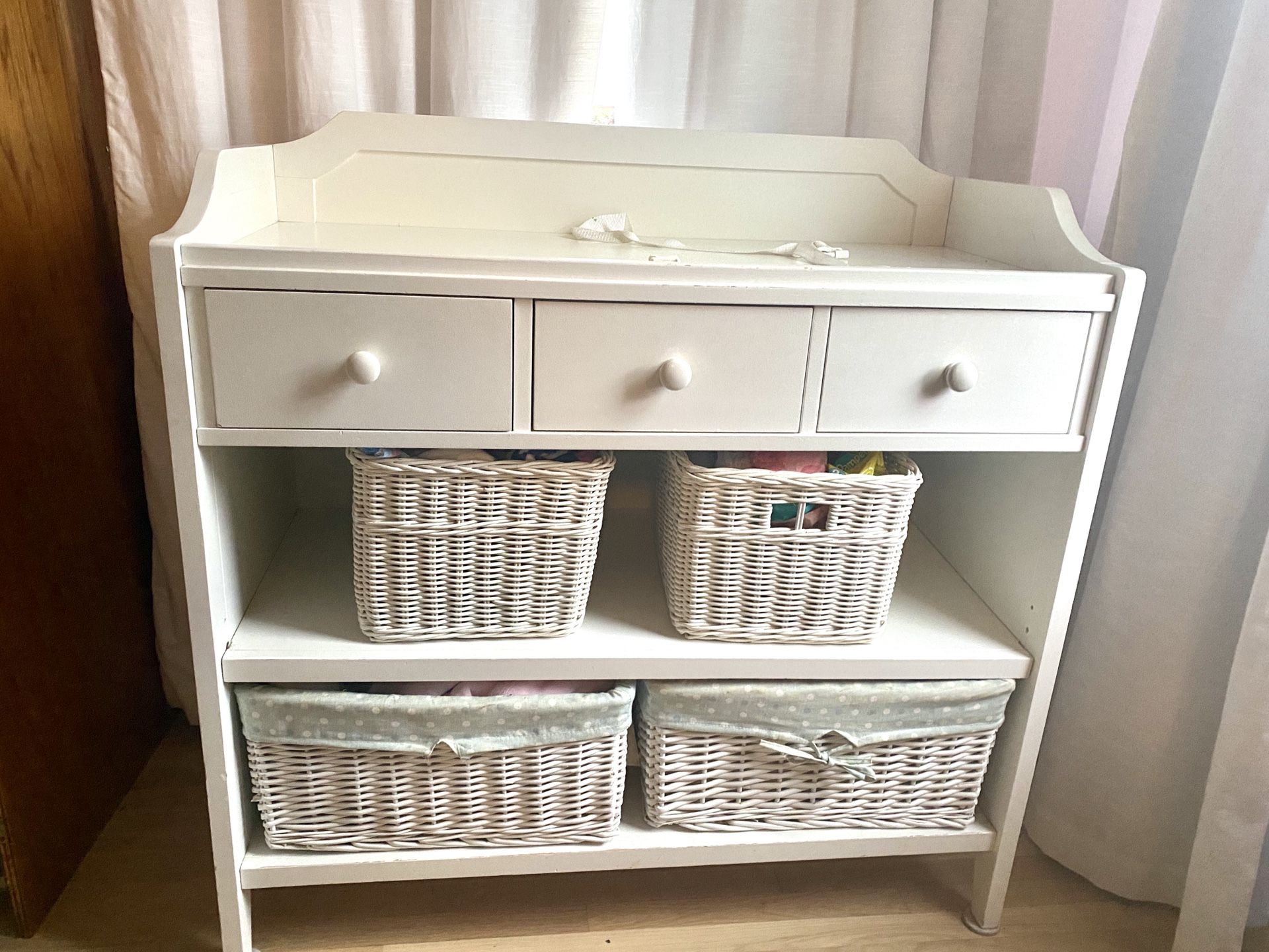 Pottery Barn White Changing Table
