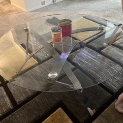 Sofa And Love Seat & Table And Rag