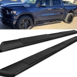 Fits 19-23 Ram 1500 Crew OE Style Black 5" Side Step Nerf Bar Running Boards