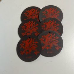 Welsh Slate Coasters CYMRU