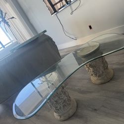Angel Glass Coffee Table