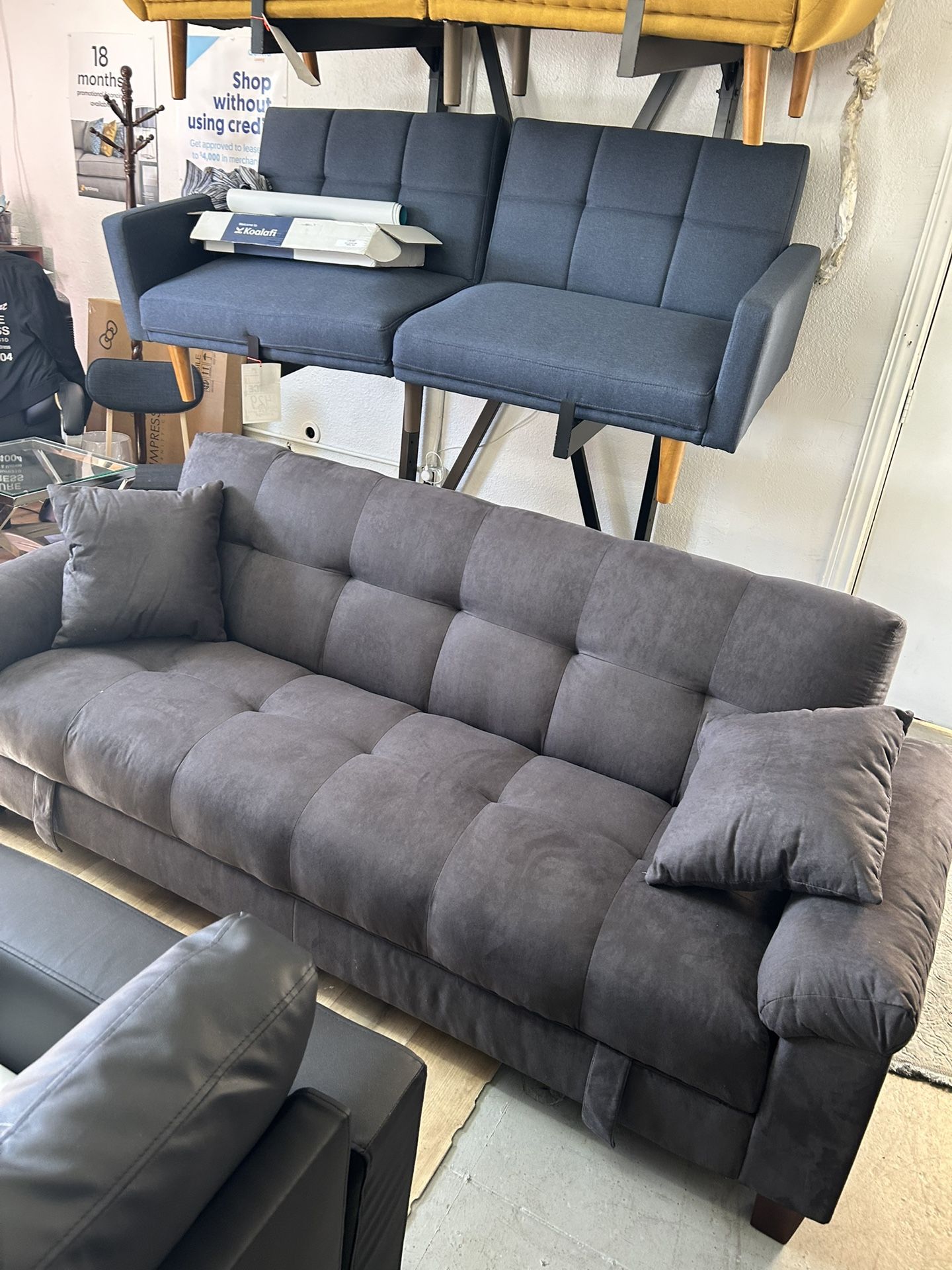 Convertible Sofa Bed With Under Storage