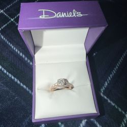 Rose Gold Engagement Ring 