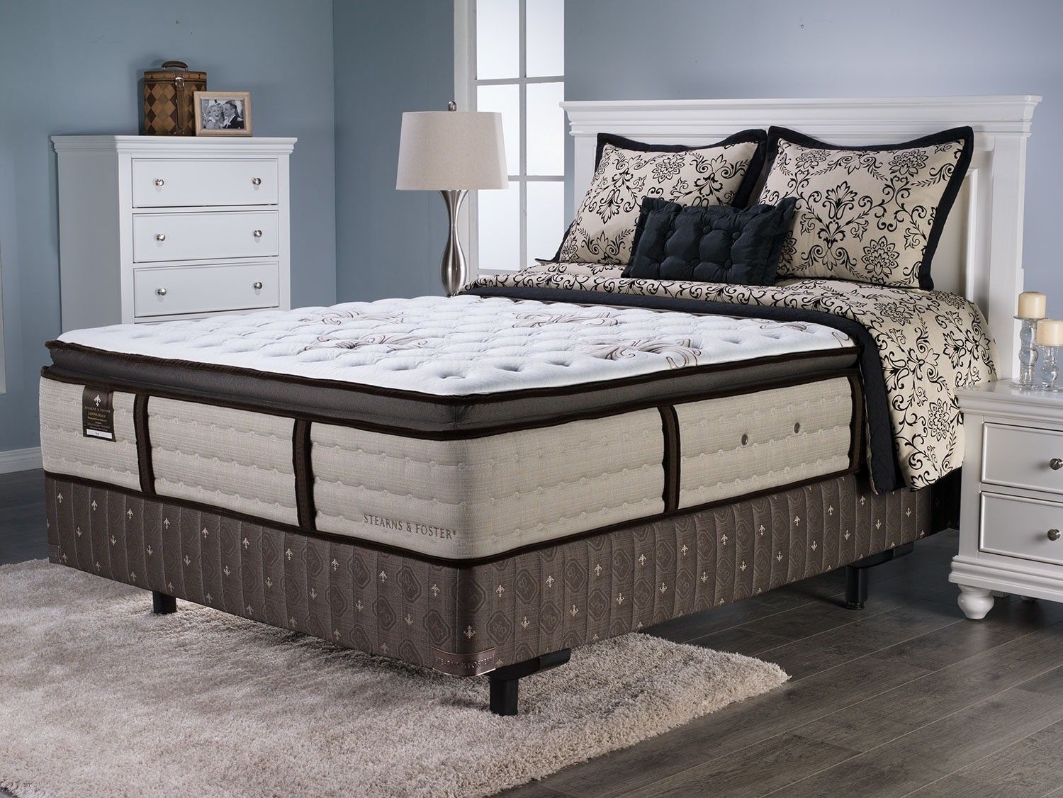 stearns & foster estate walnut grove firm king mattress