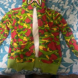 Multi-color camo BAPE hoodie 