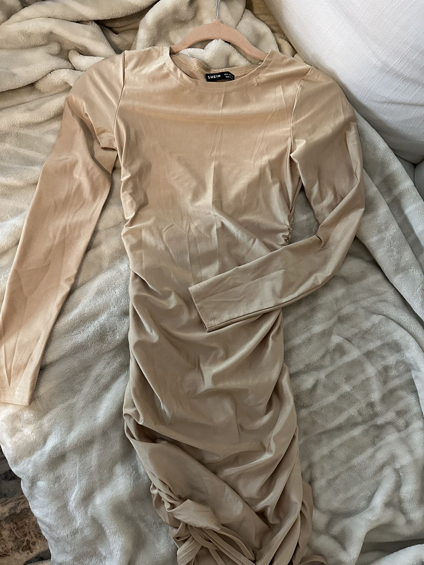 Gold Dress Stretching Size S