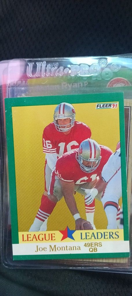 Joe Montana Football Card