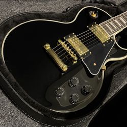 New Gibson Les Paul Custom Style Guitar