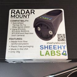 Garmin Radar Mount For Specialized Tarmac SL-7 