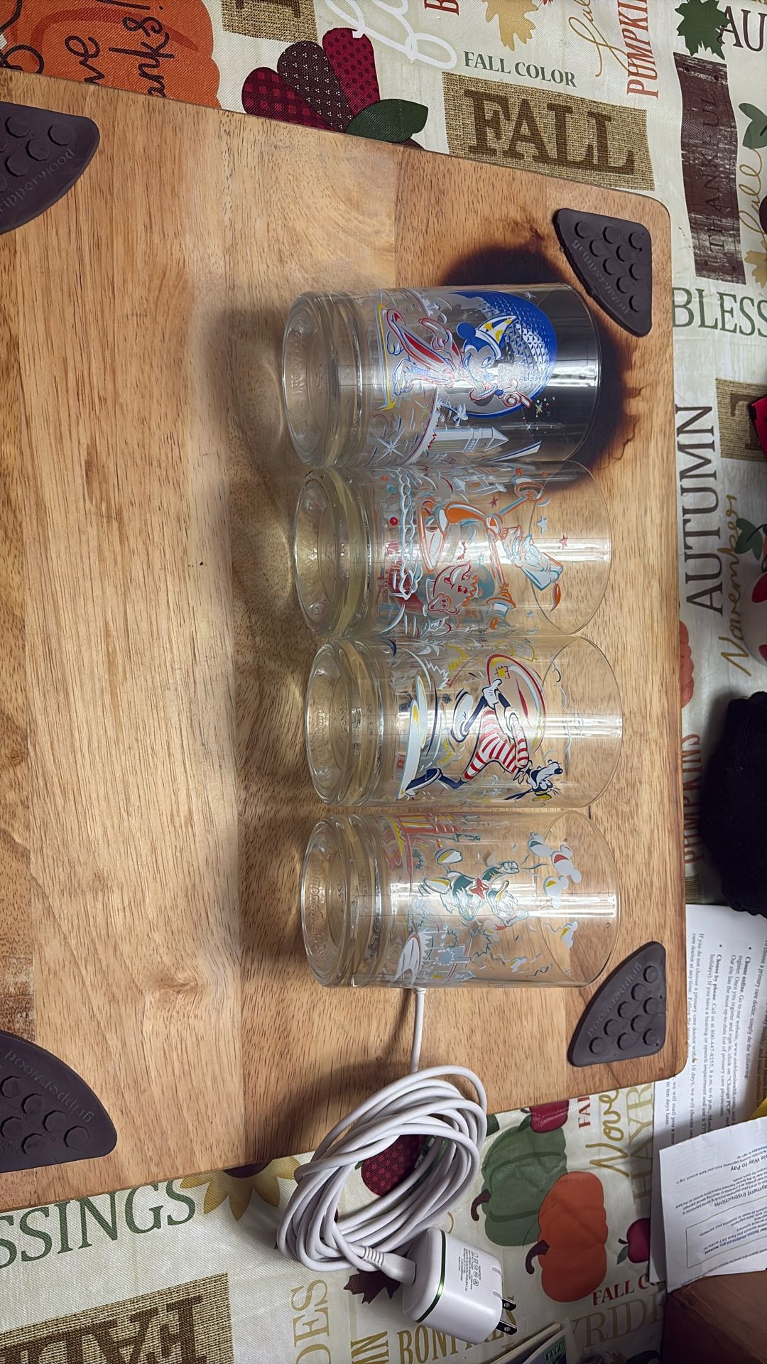 DISNEY WORLD 25th ANNIVERSARY COLLECTABLEGLASSES 