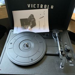 Victrola Journey Black Record Player New No Box 