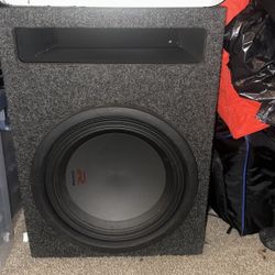 12" Alpine Type R In Nice 1" Mdf Ported Box