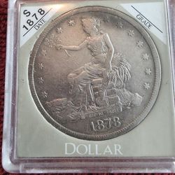 Collectible Coin 1878-S Trade Dollar 