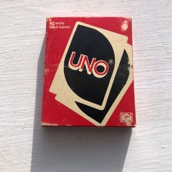 Vintage 1979 Uno Card Game. 