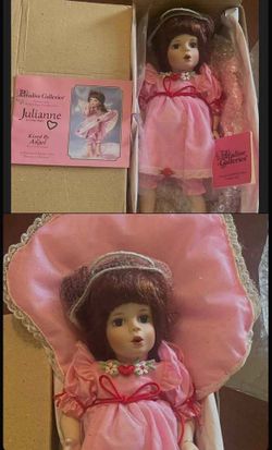 Paradise Galleries "Julianne" porcelain doll from the "Kissed by an Angel"