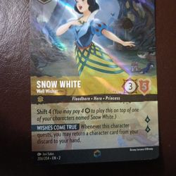 Snow White.  Floodborn Hero Princess